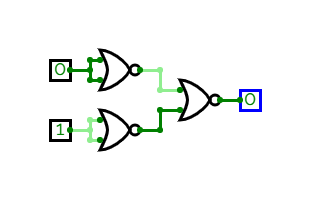 NOR-AND circuit